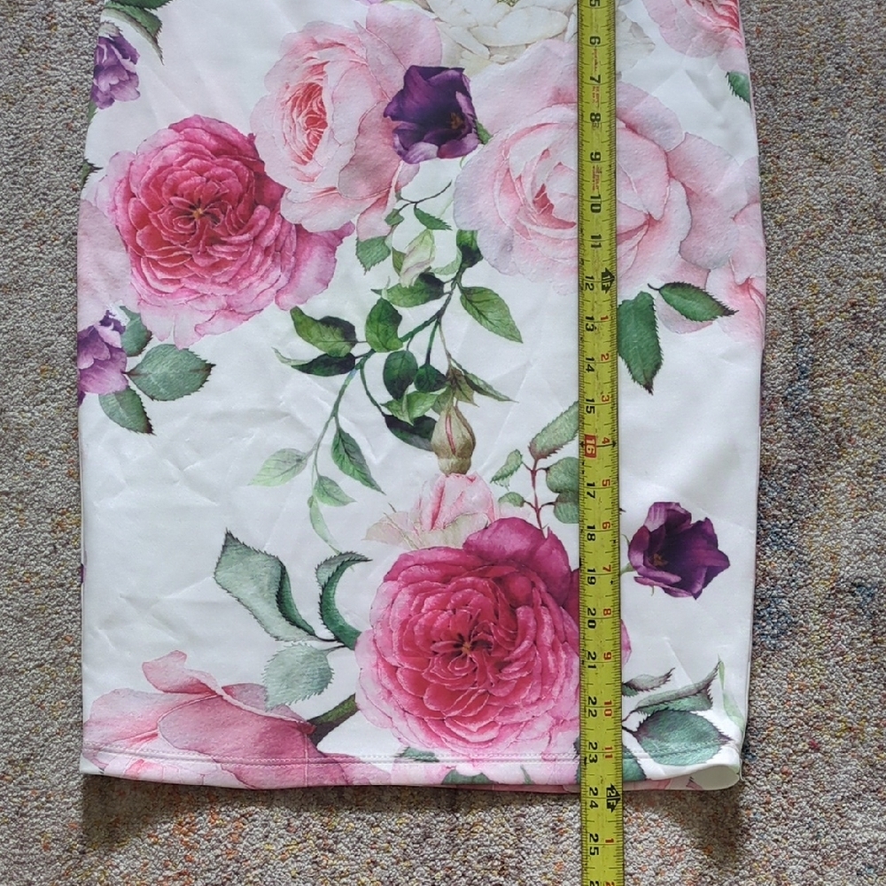 Floral Print Women's Skirt - Picture 5 of 8